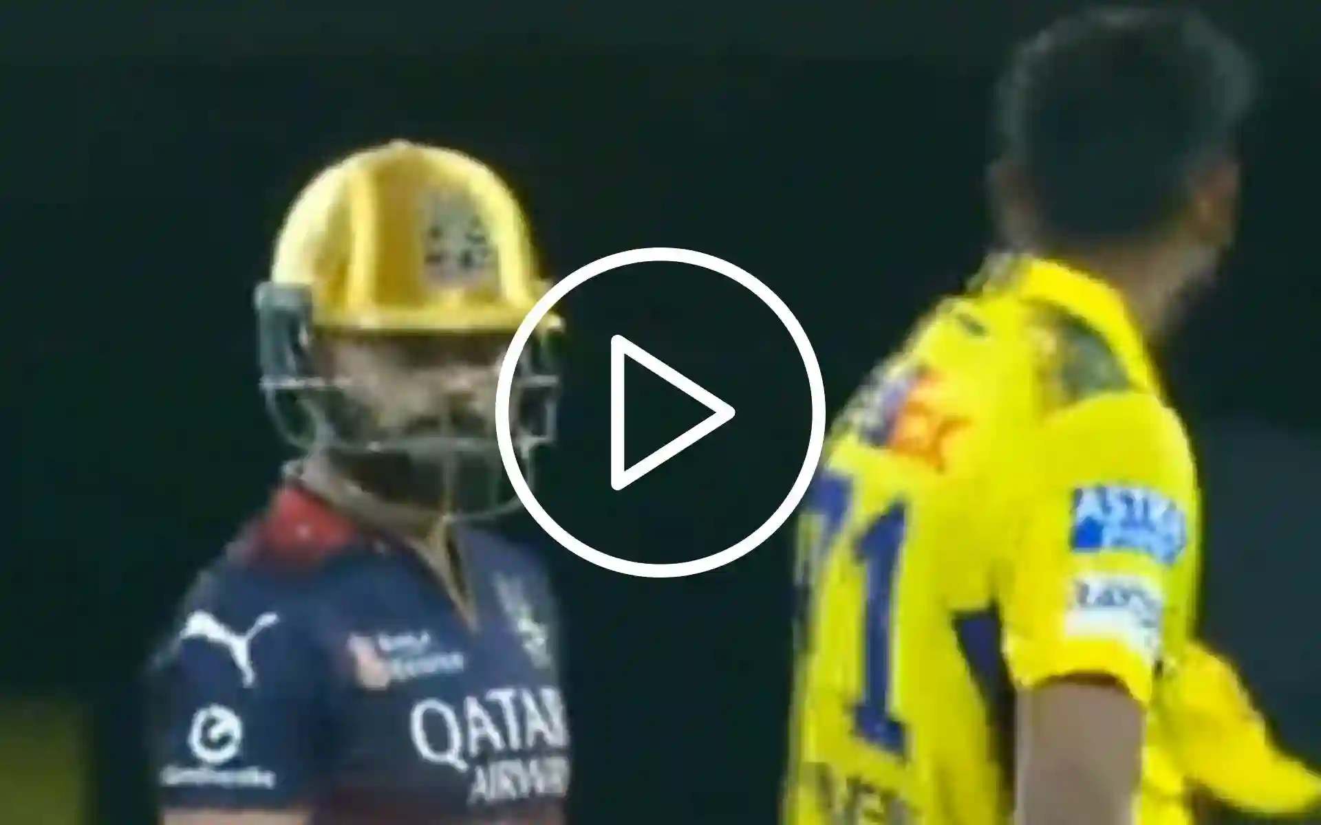[Watch] Virat Kohli Gives Deadly Stare To Khaleel Ahmed As CSK Pacer Sledges Him